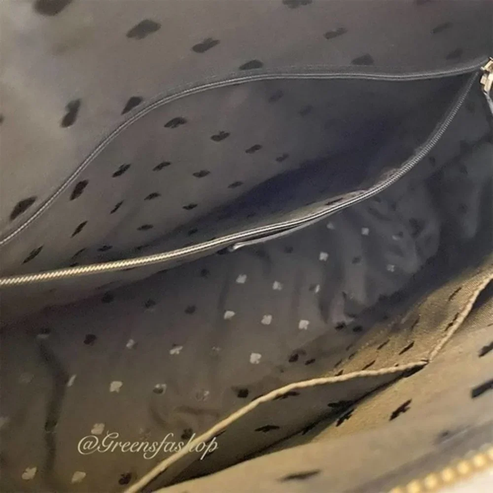 Kate spade shimmy glitter tote shoulder bag black new - Picture 9 of 11